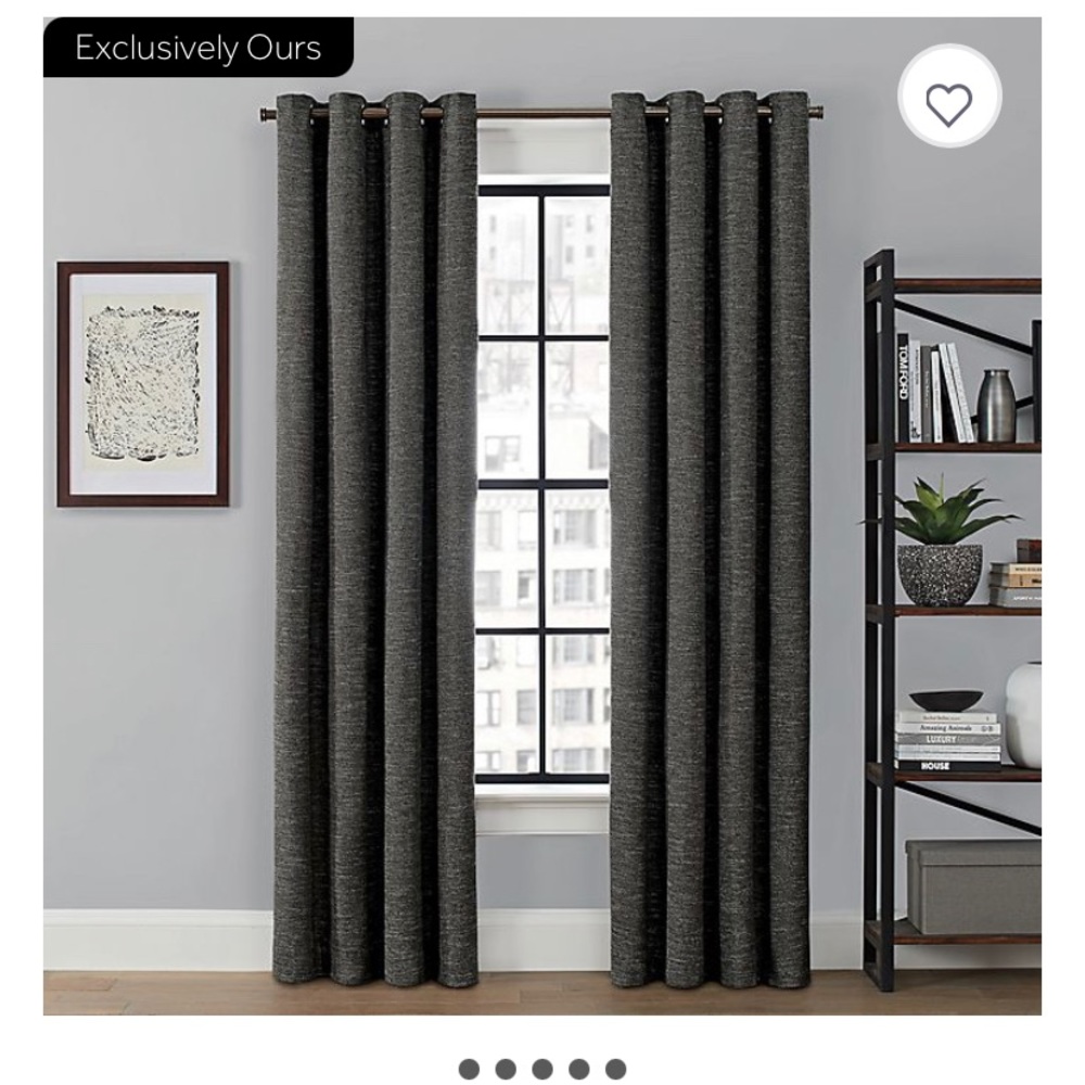 100% blackout + draft blockout 108” window panels